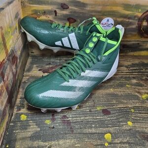 Men adidas adizero impact‎ football cleats Green Apple size 12 if2458 Rare new